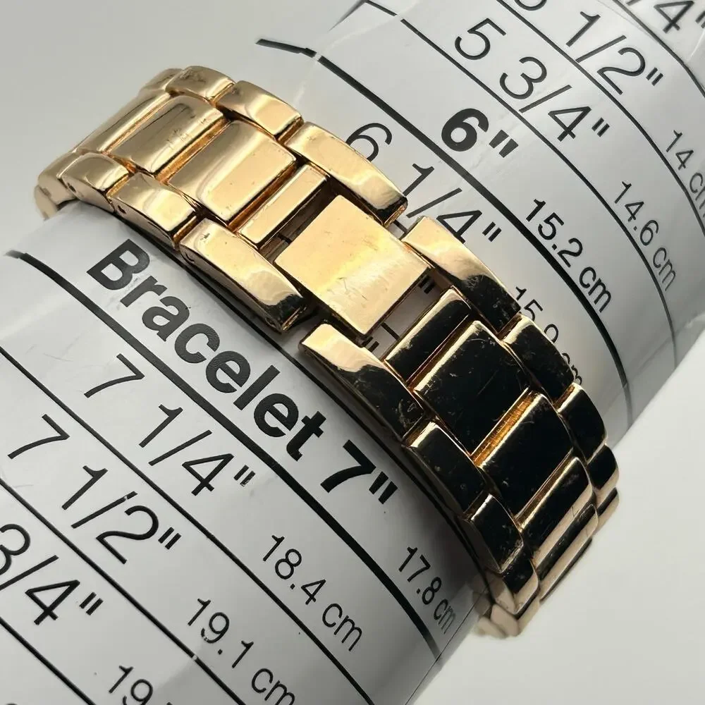LBVYR Rose-gold Crystal Dial Ladies Watch Working New Battery